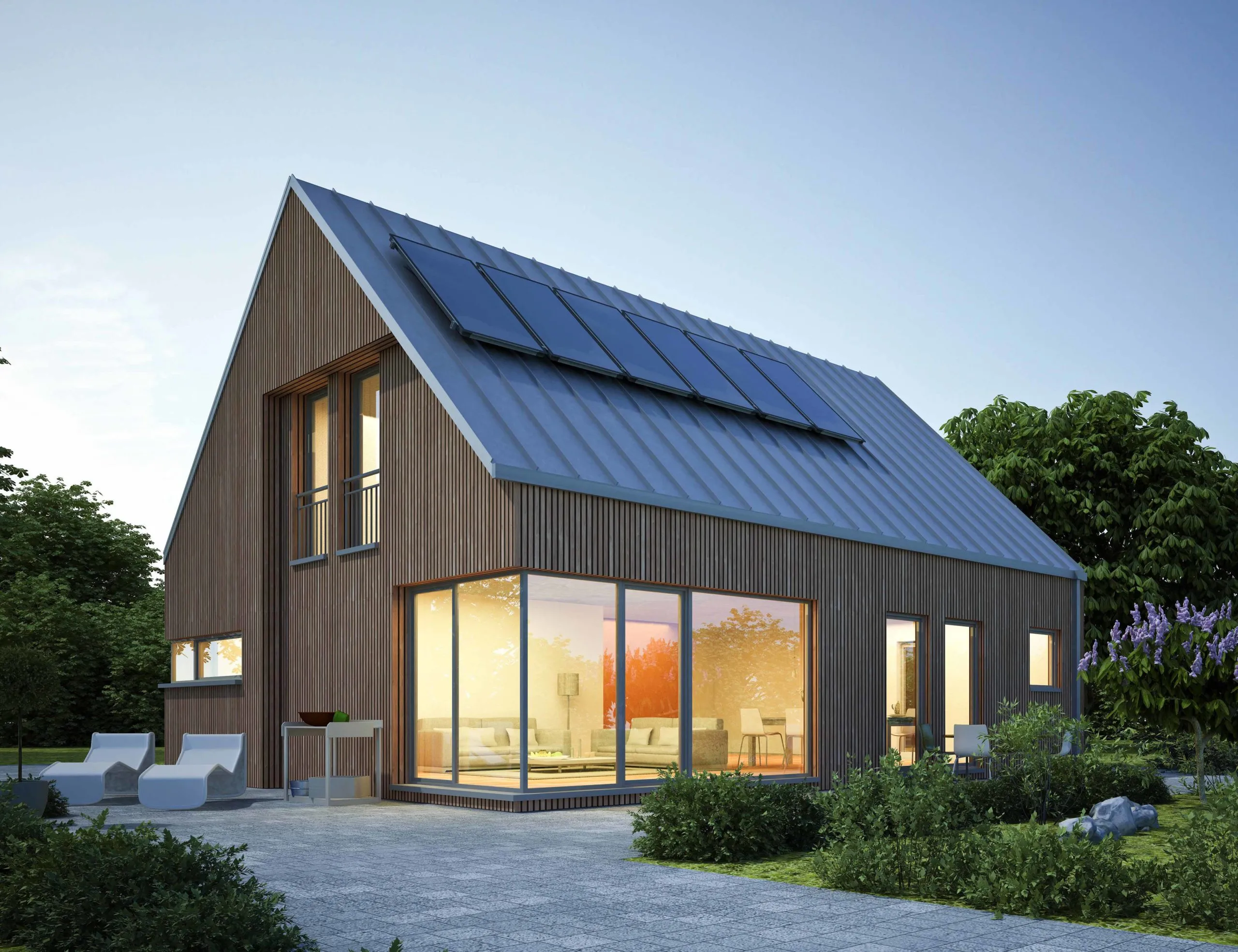 Maison moderne, basse consommation