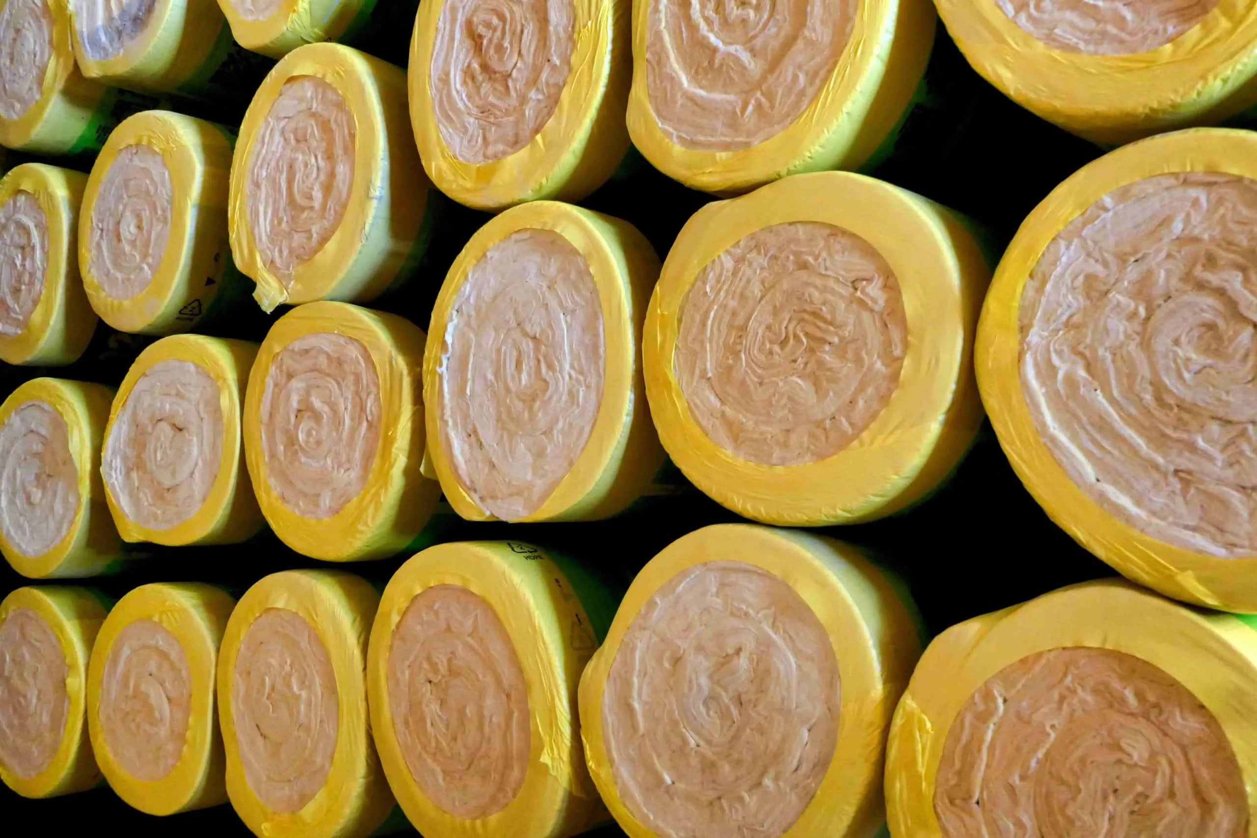 Rouleaux de laine minérale